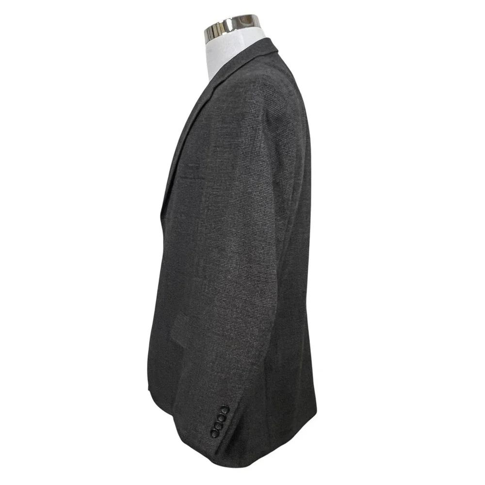 PRONTO UOMO COUTURE‎ 100% LAMBSWOOL Tweed Mens Blazer Sport Coat Jacket 44 Short